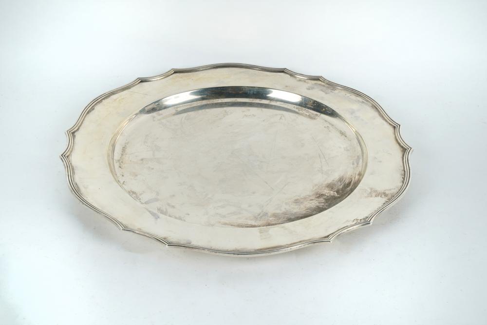 GORHAM ROUND STERLING SILVER PLATTERProvidence  326c3c