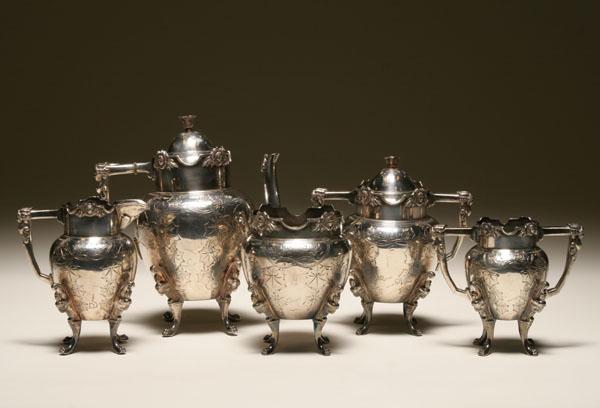 Aesthetic Wilcox silverplate five piece