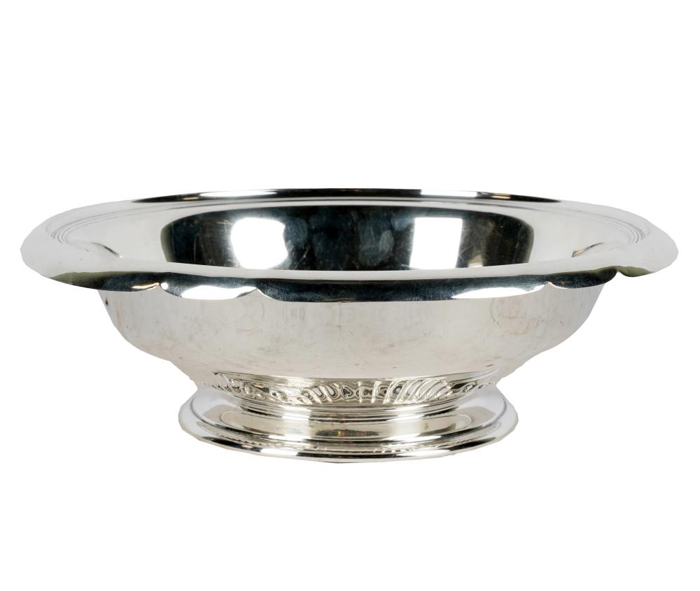 GORHAM STERLING SILVER CENTER BOWLProvidence,