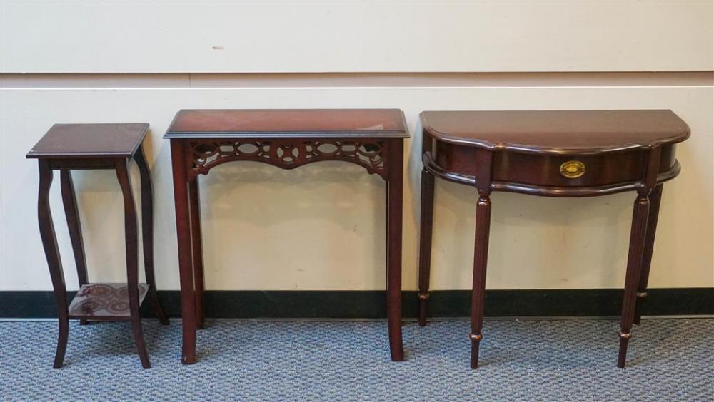 BOMBAY STAINED FRUITWOOD CONSOLE