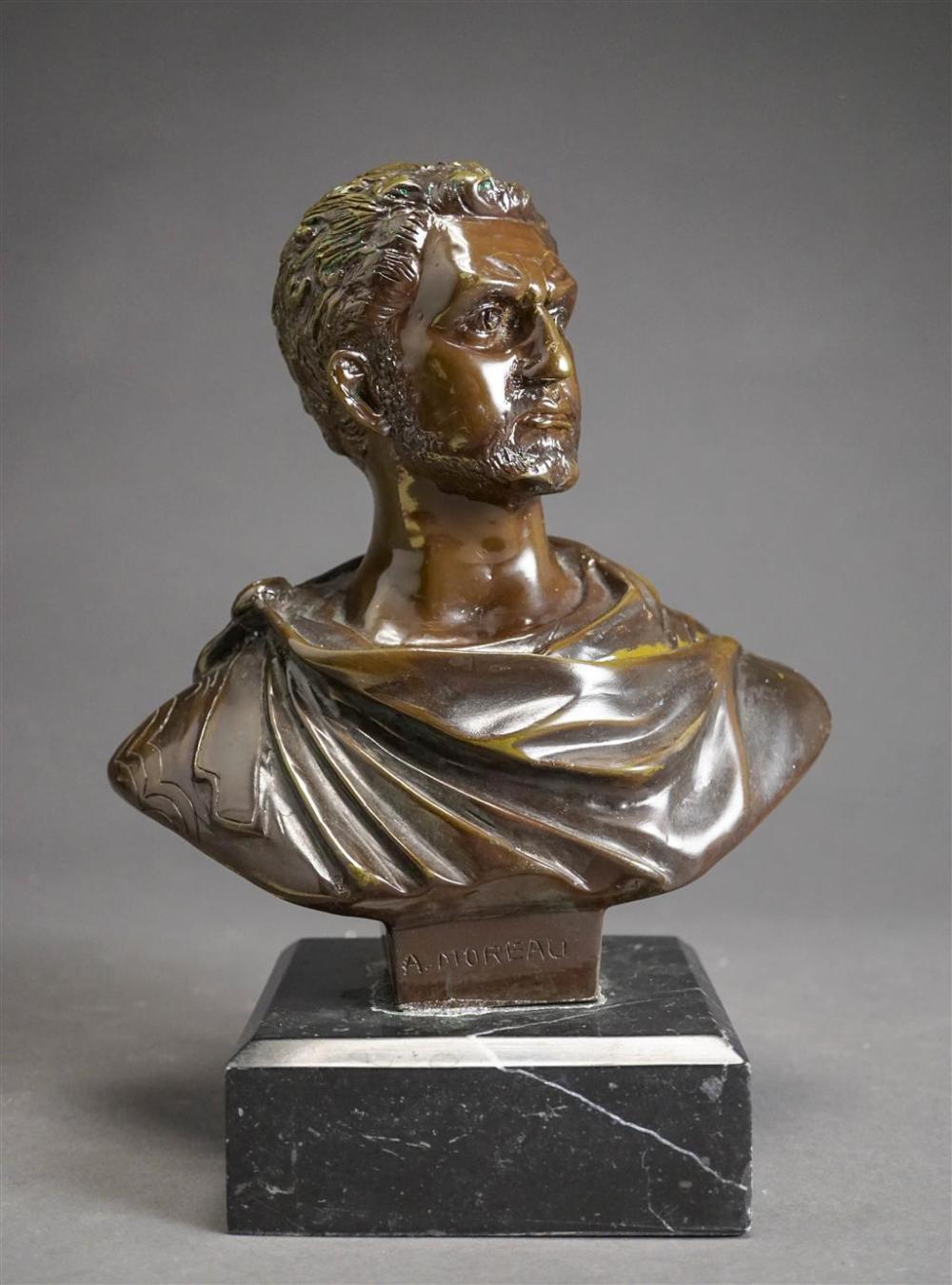 AFTER AUGUSTE MOREAU, BUST OF A