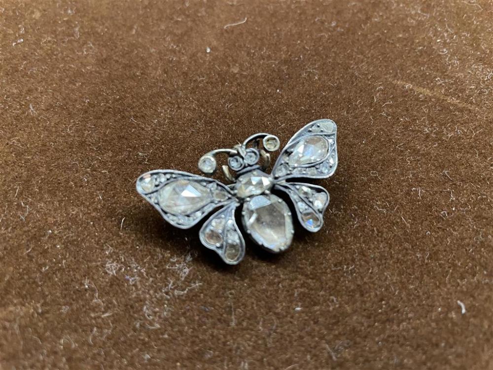 VICTORIAN SILVER AND ROSE CUT DIAMOND 326cd4