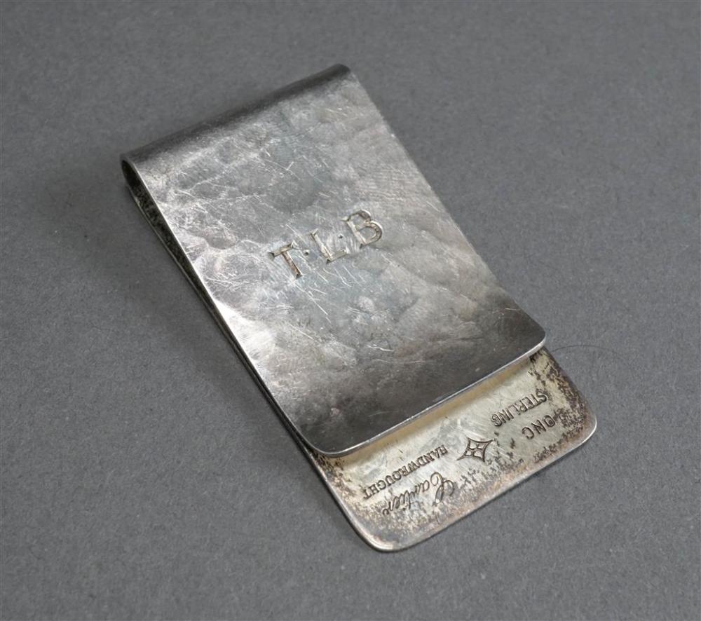 CARTIER HAMMERED STERLING SILVER