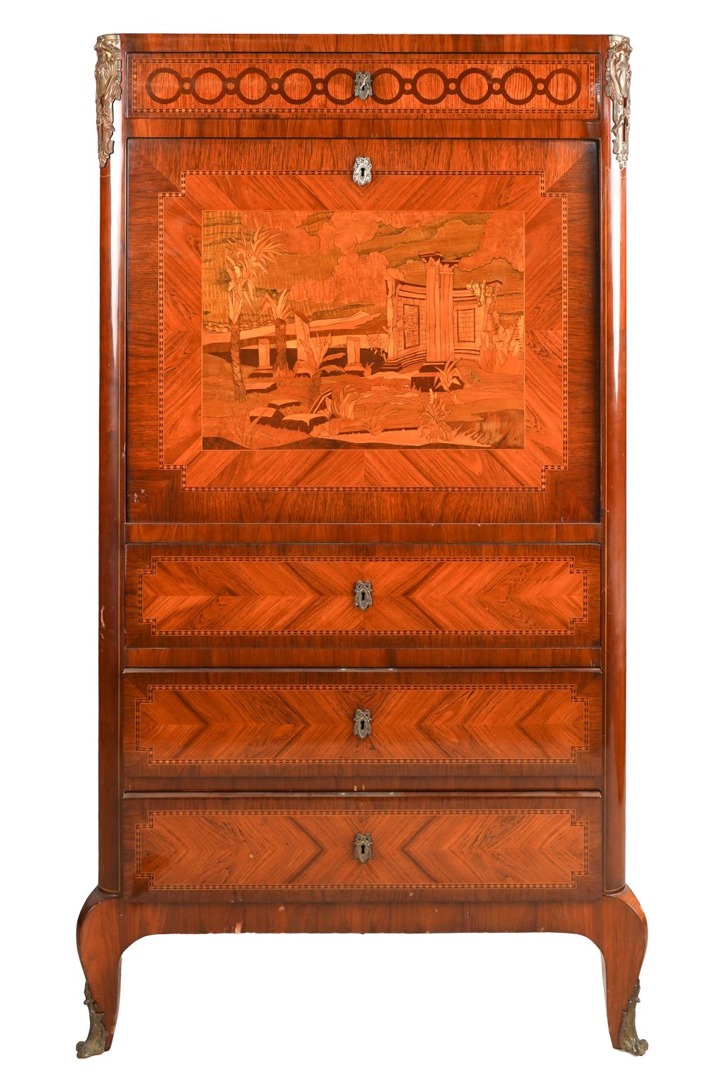 MARQUETRY PARQUETRY SECRETAIRE 326d15