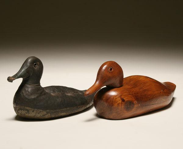 Two duck decoys vintage canvas 50ae9
