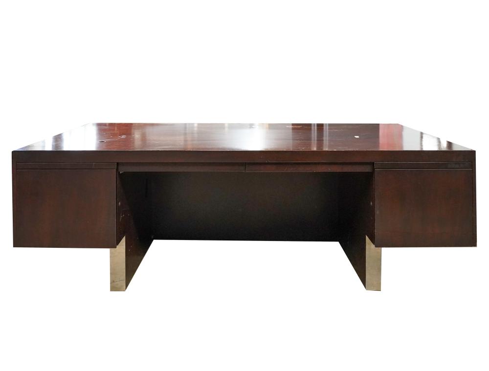 MODERN EXECUTIVE DESKstained wood and