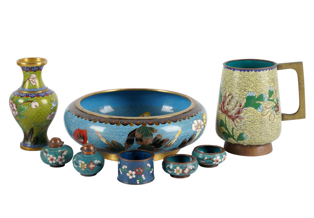 COLLECTION OF CHINESE CLOISONNE 326d36