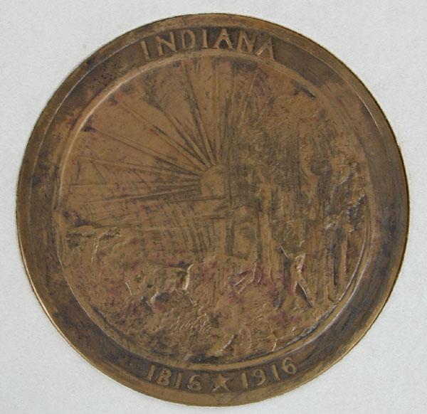 "The Indiana Medal"; copyright