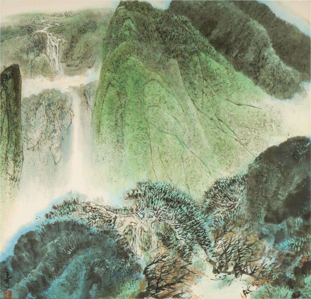 JAPANESE LANDSCAPEwatercolor on 326efd