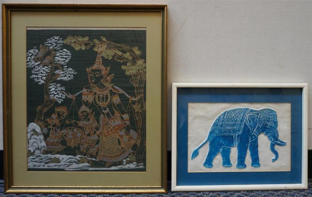 SOUTHEAST ASIAN PAINTING ON SILK