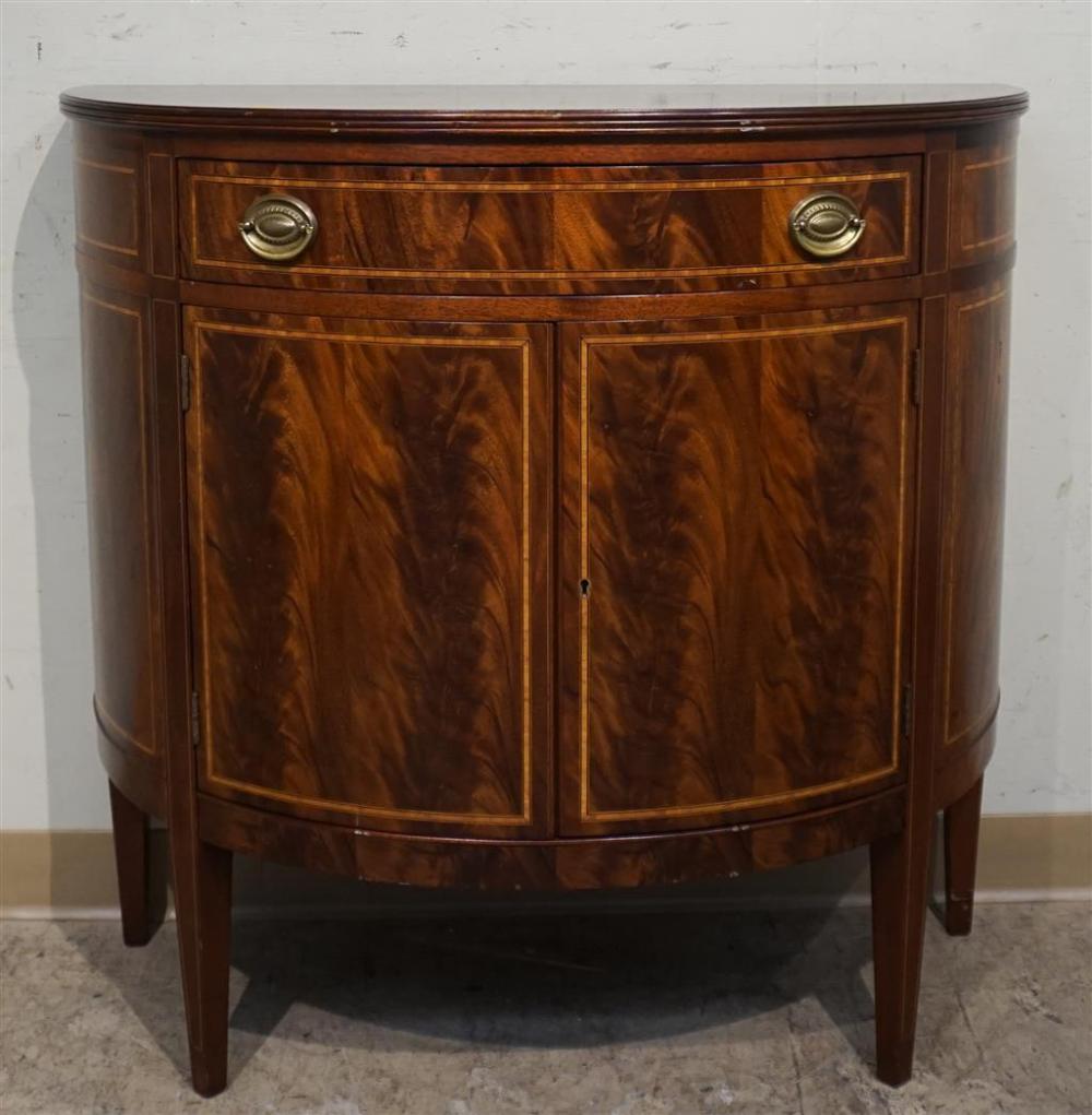 GEORGE III STYLE INLAID MAHOGANY 326fad