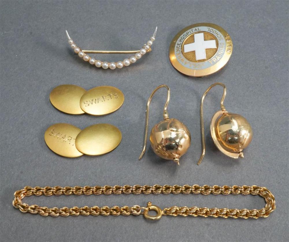 COLLECTION OF 10-KARAT GOLD JEWELRY