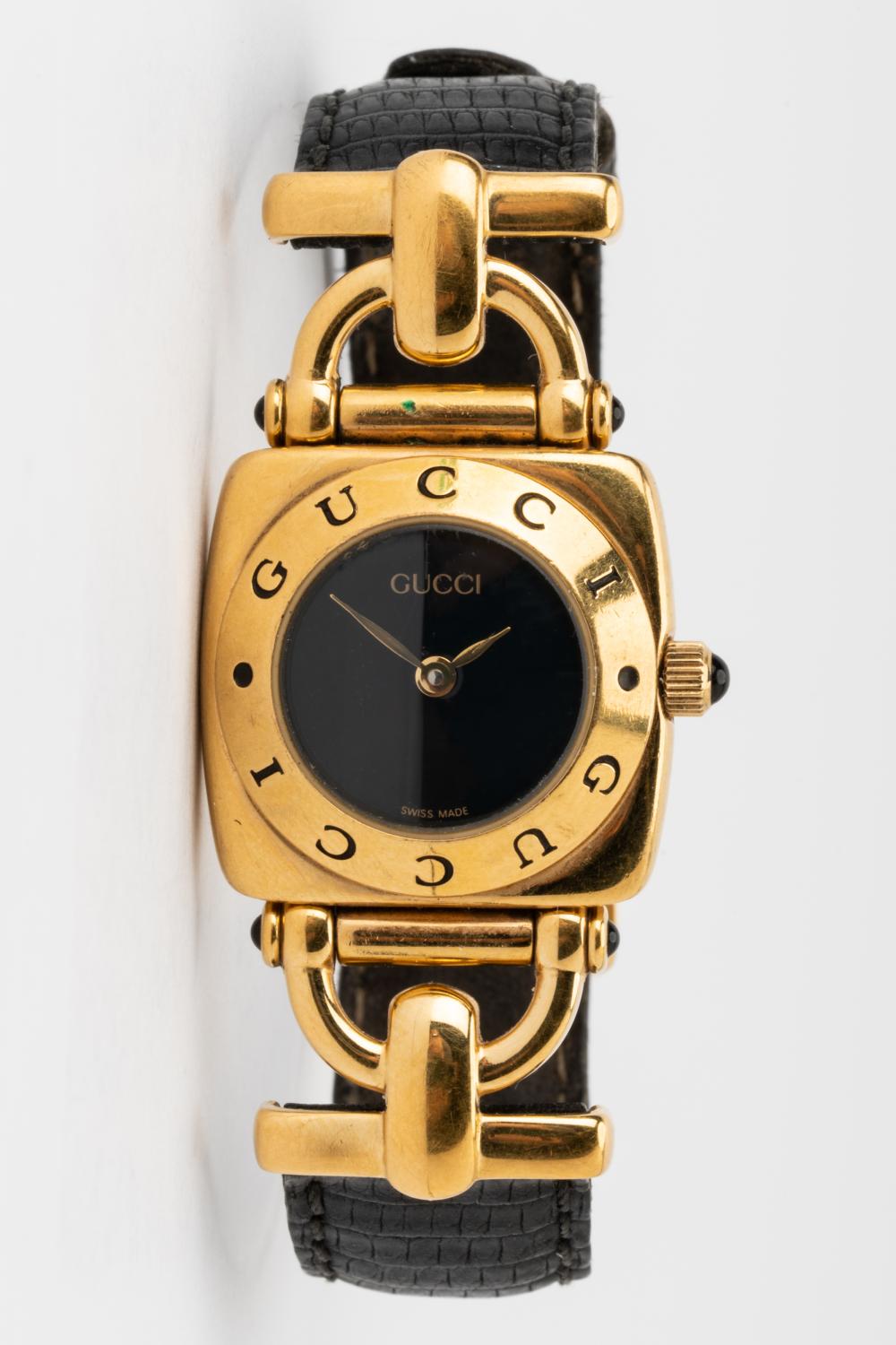 GUCCI 18 KARAT GOLD PLATED WATCHWith 327060