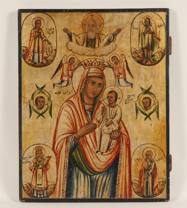 Late 19th century icon depicting