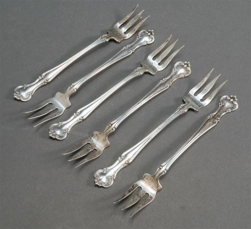 SIX GORHAM CROMWELL PATTERN STERLING 327097