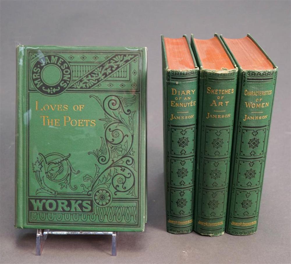 MRS. JAMESON'S WORKS, FOUR VOLUMES,