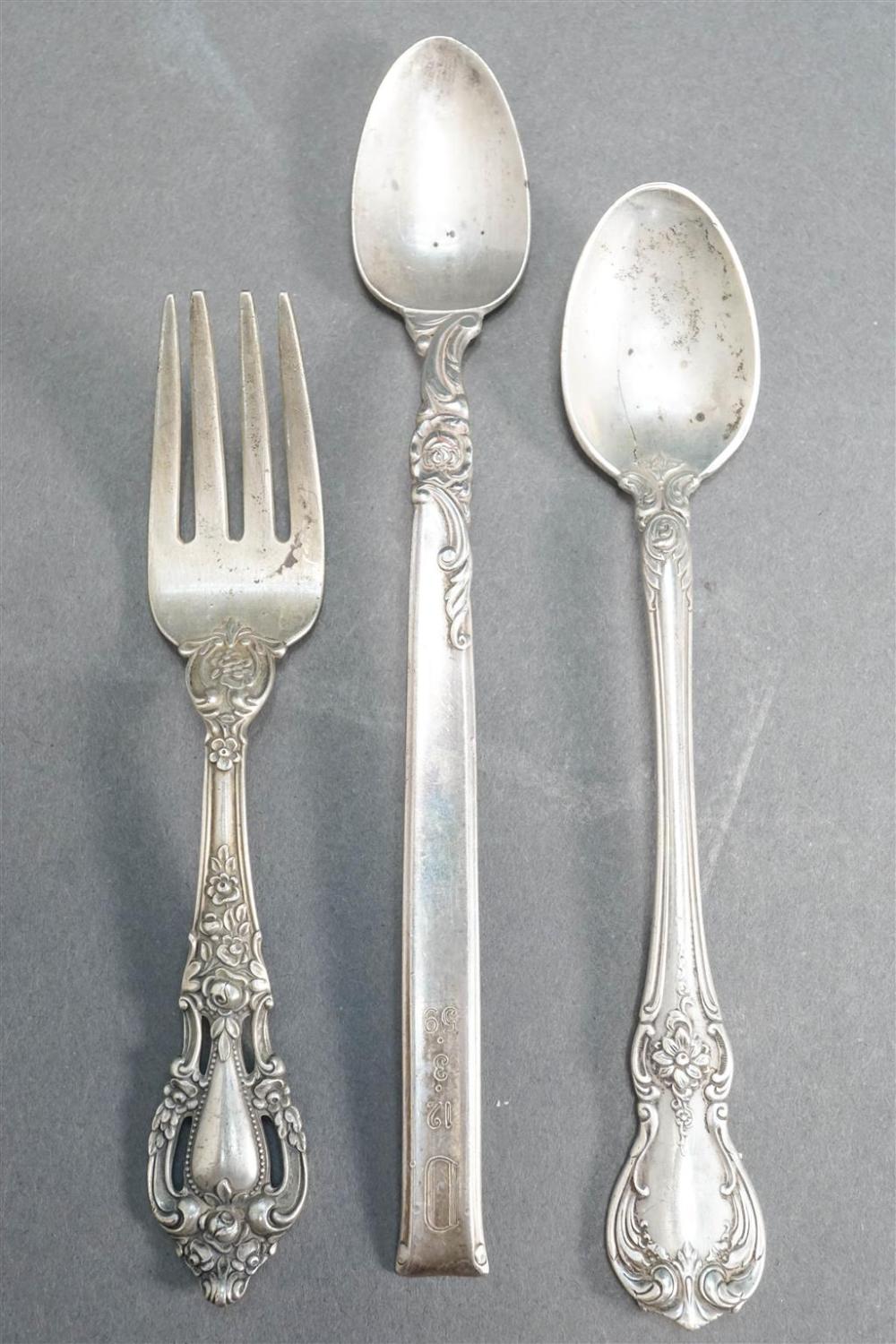 GROUP OF THREE AMERICAN STERLING