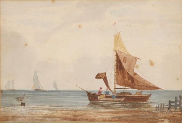 Mid 19th century seascape with