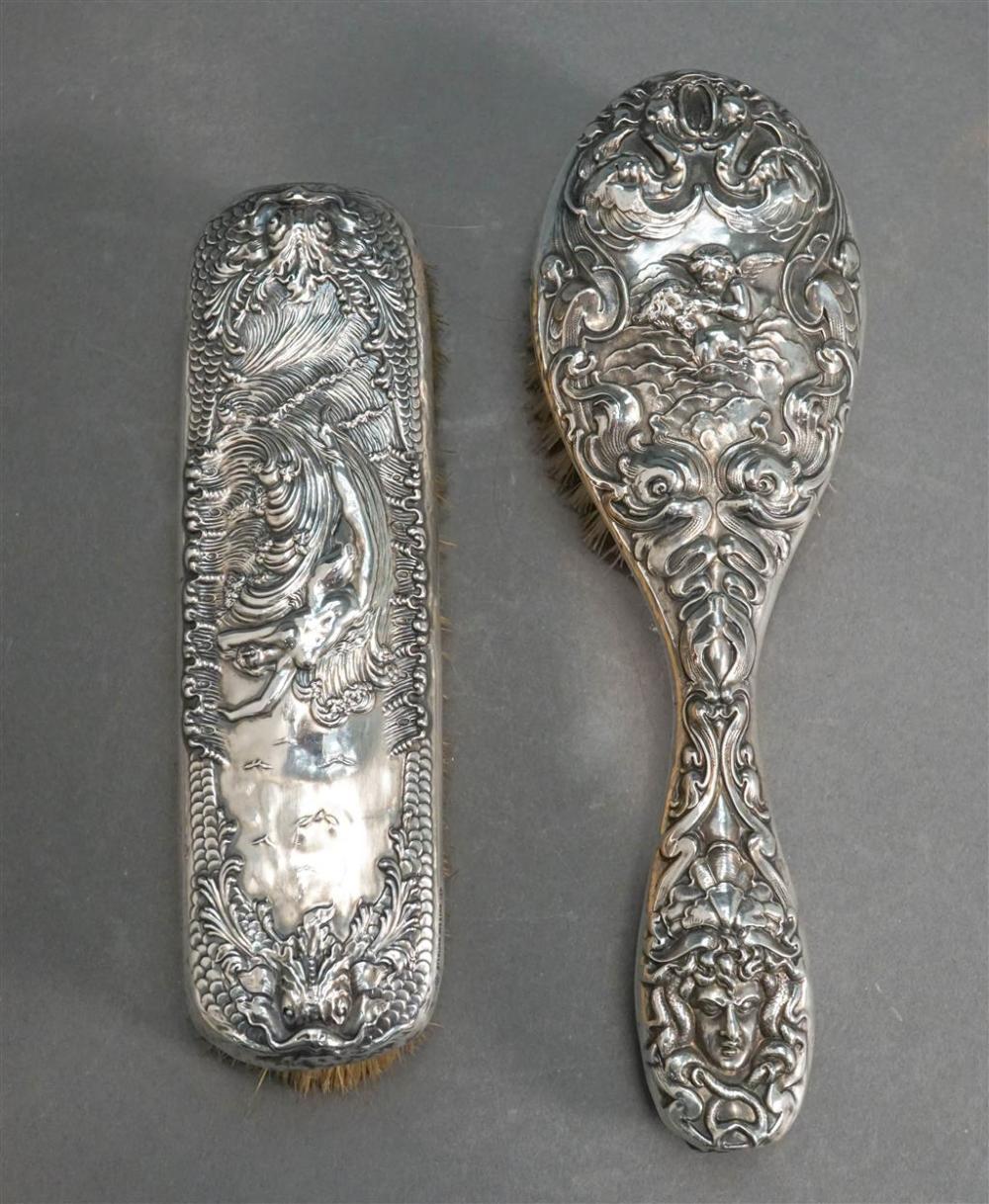 TWO UNGER BROS STERLING SILVER MOUNTED