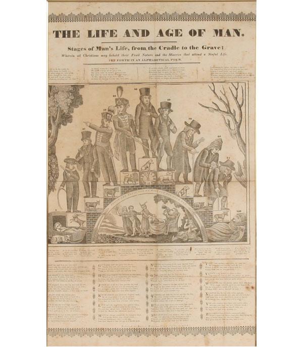 Social commentary print; broadside