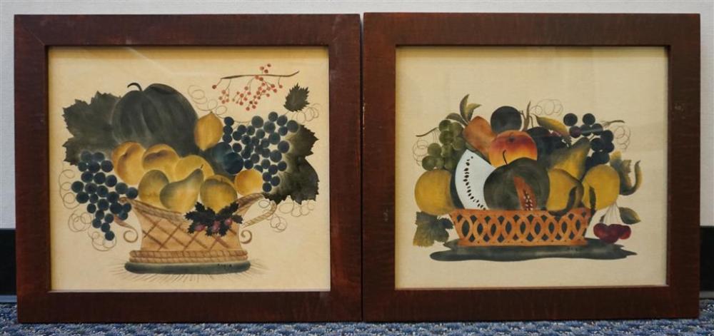 STILL LIFES OF BASKETS OF FRUIT  32715a