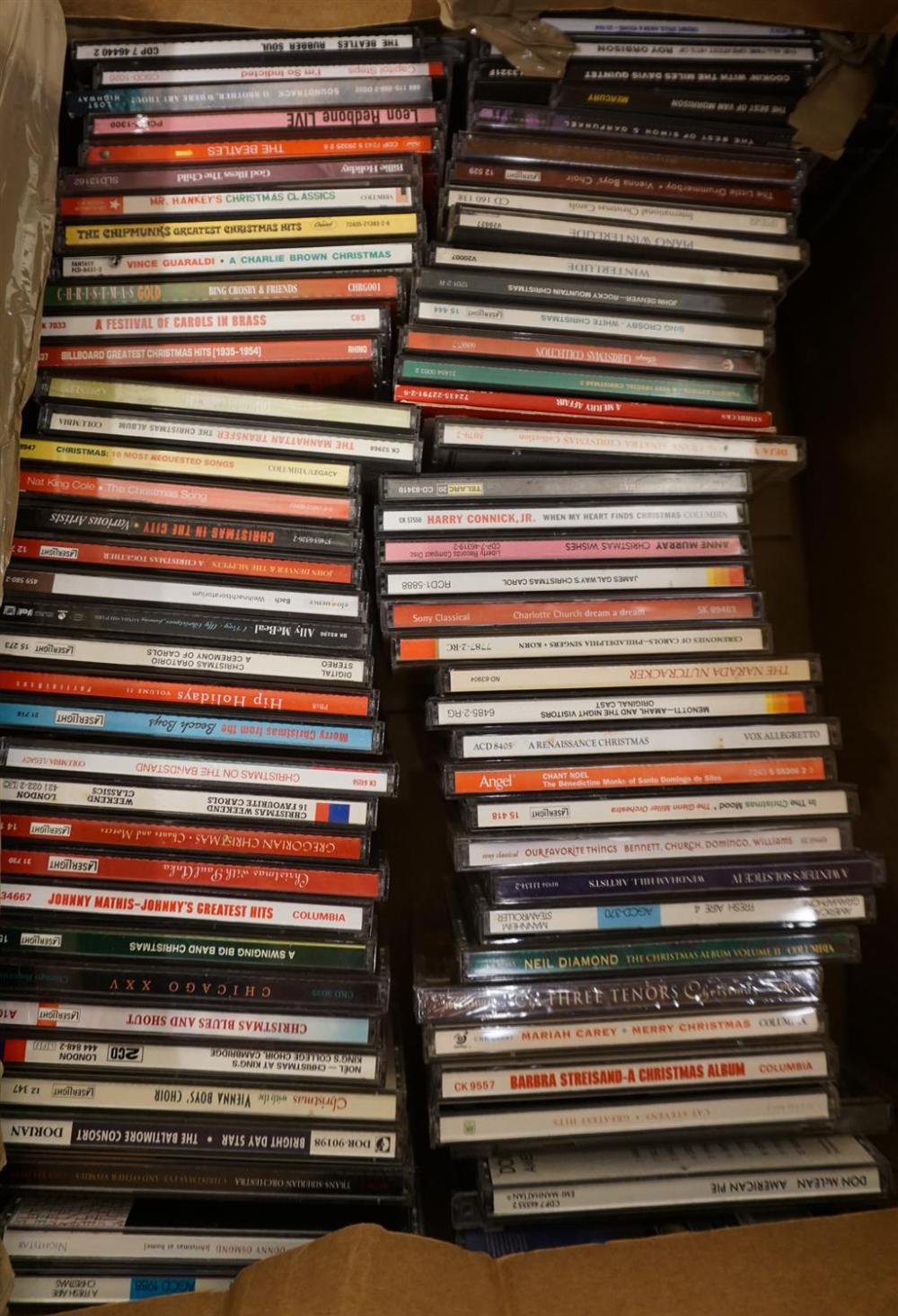 BOX OF CDSBox of CDs