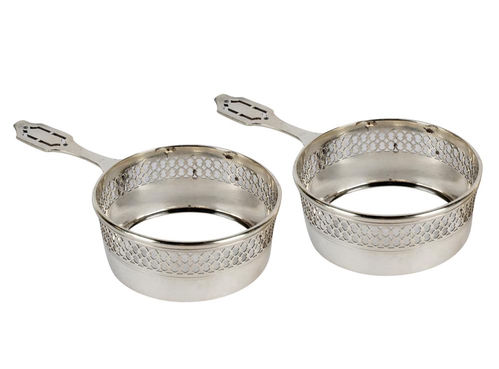 PAIR OF TIFFANY CO STERLING RAMEKIN 327176