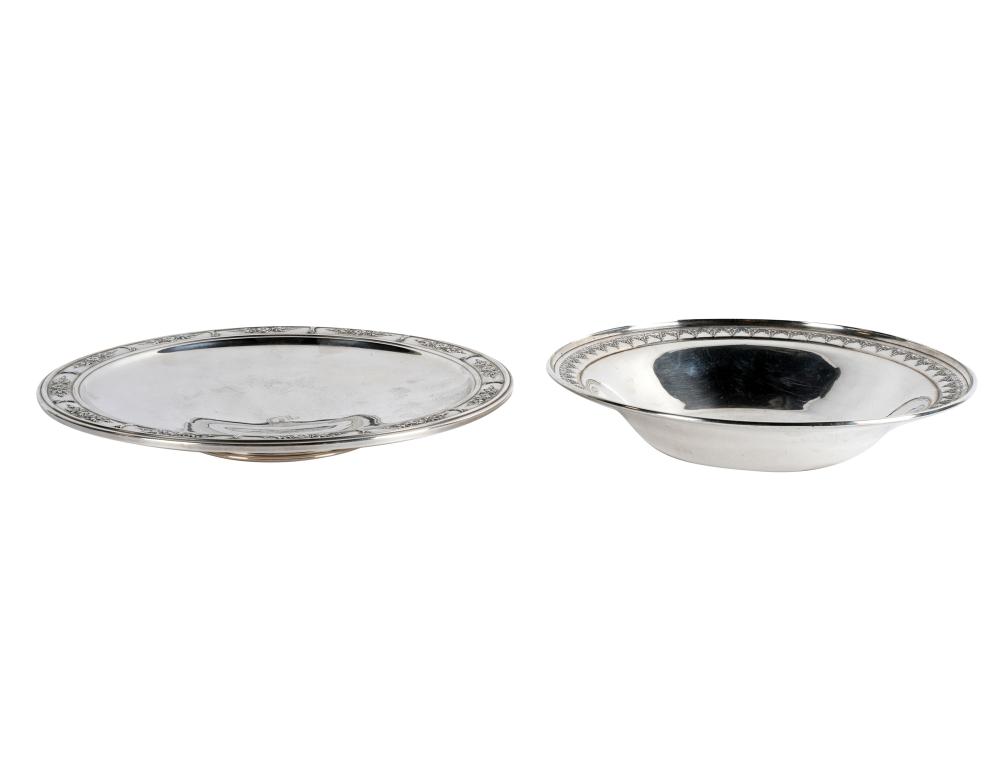 TWO AMERICAN STERLING TABLE ARTICLESthe 32717a