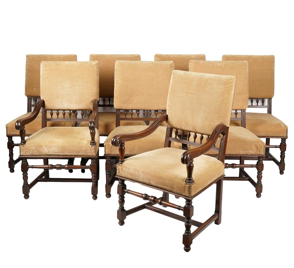 SET OF EIGHT SPANISH REVIVAL STYLE 3271f4