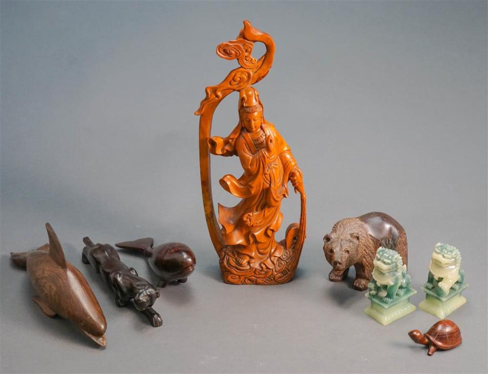 COLLECTION OF ASSORTED CHINESE CARVED