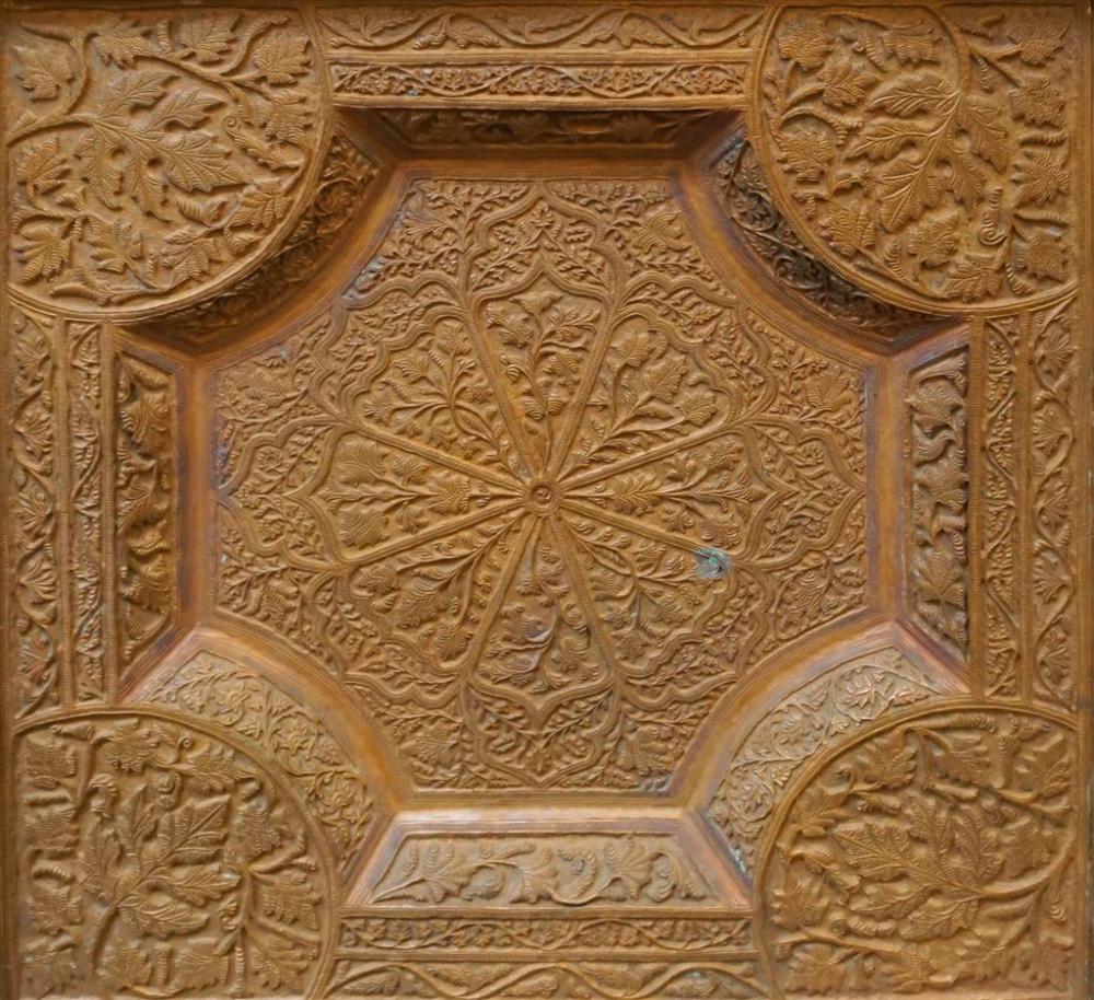 SOUTHEAST ASIAN COPPER RELIEF SCULPTURE,