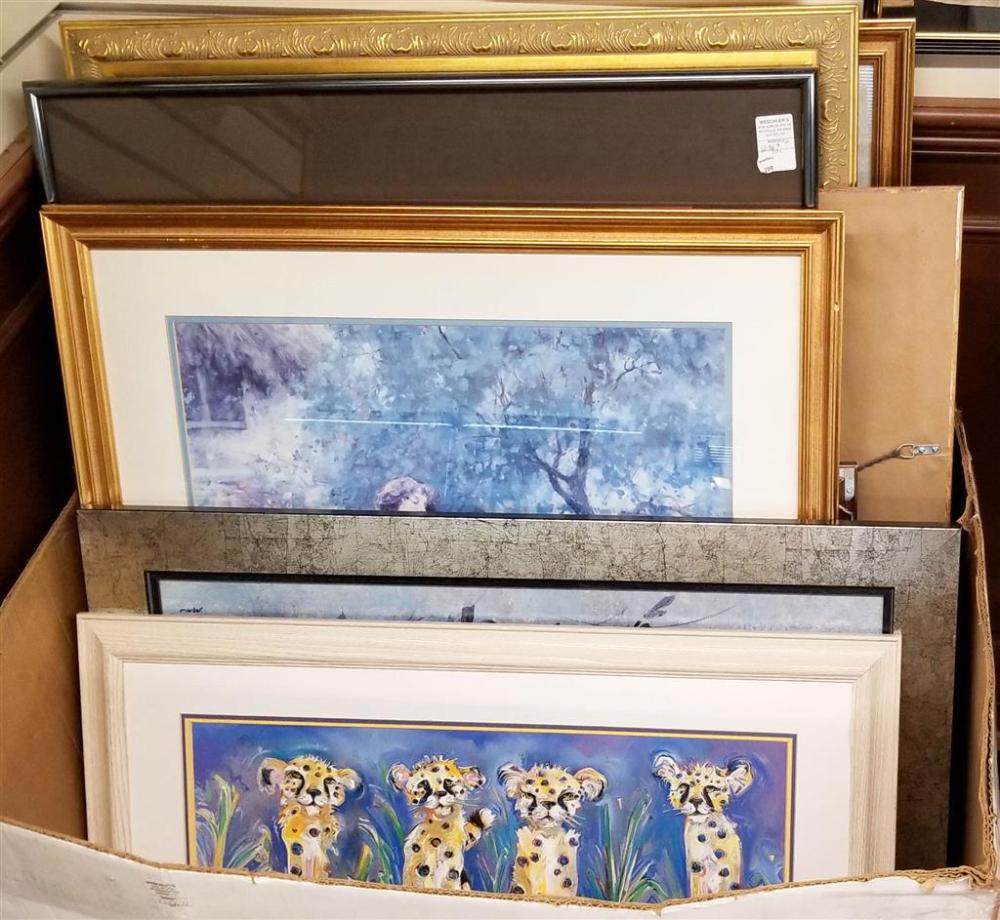 ELEVEN FRAMED WORKS OF ARTEleven 327267