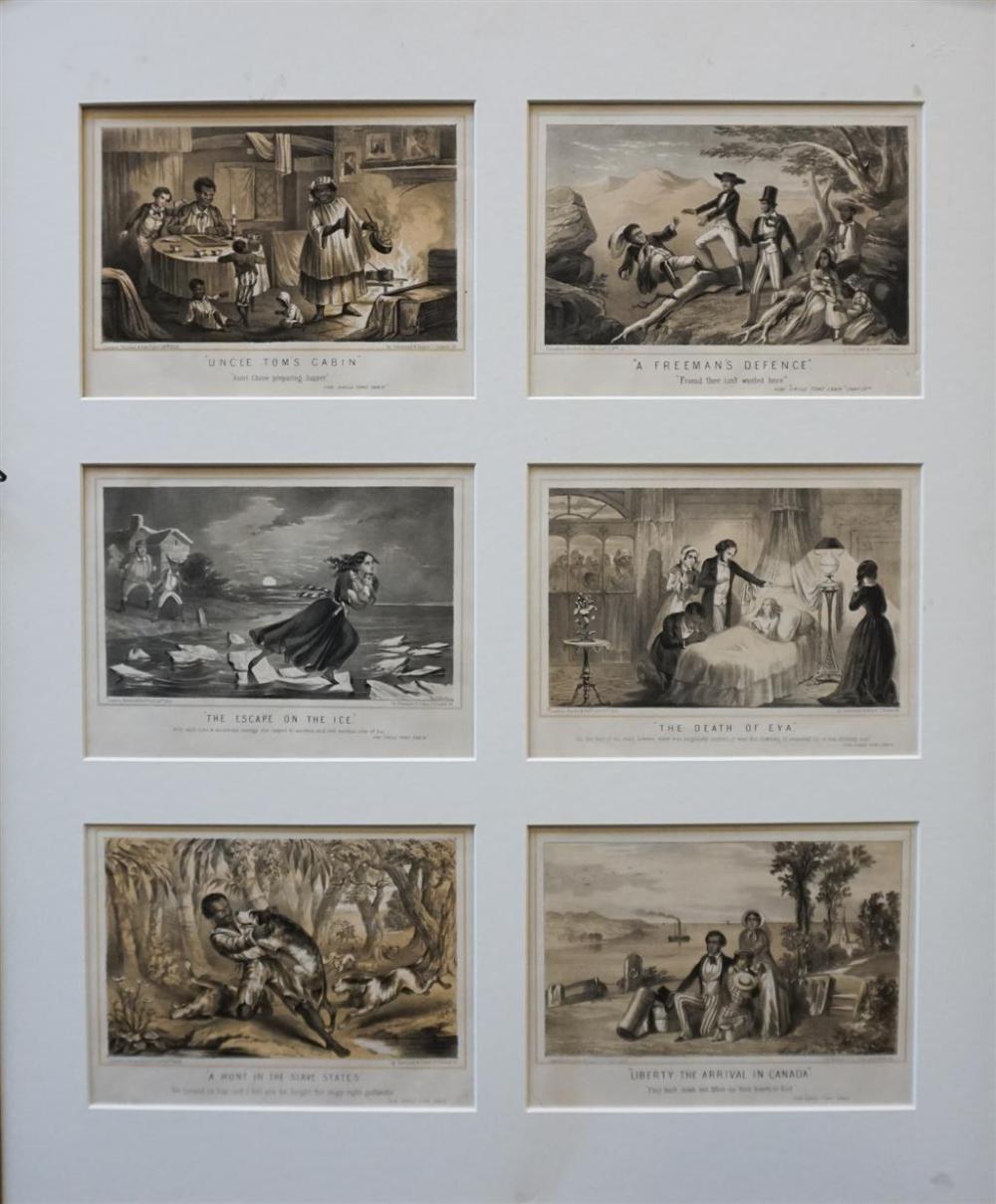 SET OF SIX HISTORICAL LITHOGRAPHS