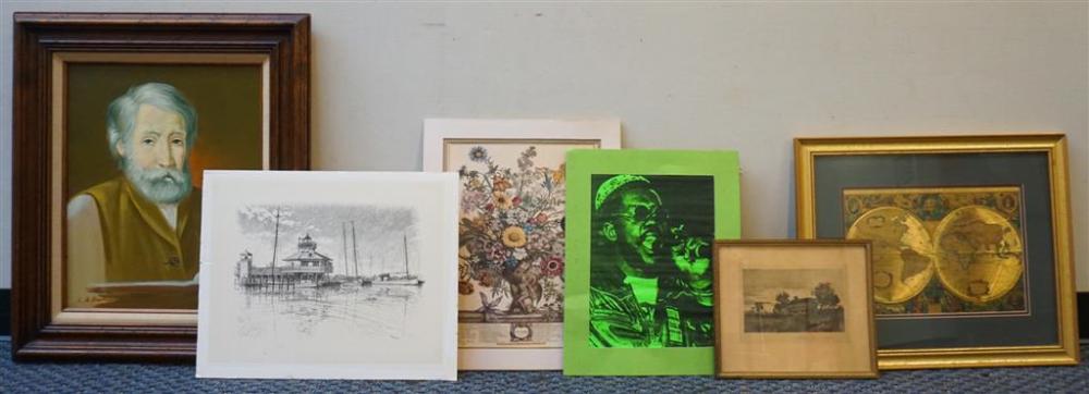 GROUP OF SIX ASSORTED ARTWORKS