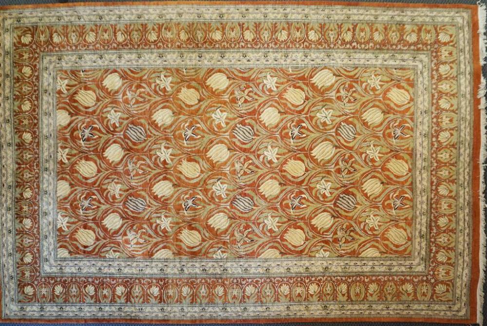 TABRIZ RUG, 14 FT 7 IN X 9 FT 11 INTabriz