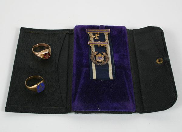 Lot of three pieces vintage Masonic