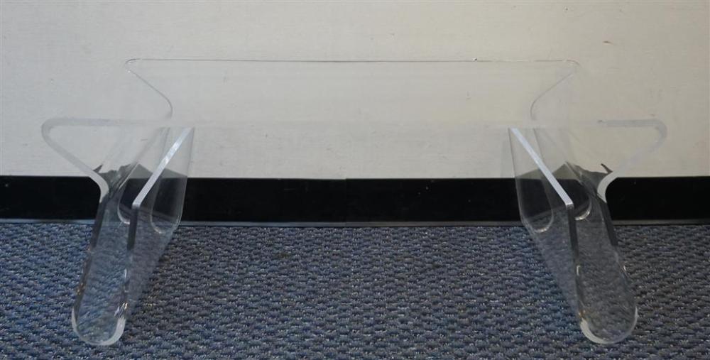 ACRYLIC BENCH H 15 5 8 W 38 1 4  327370