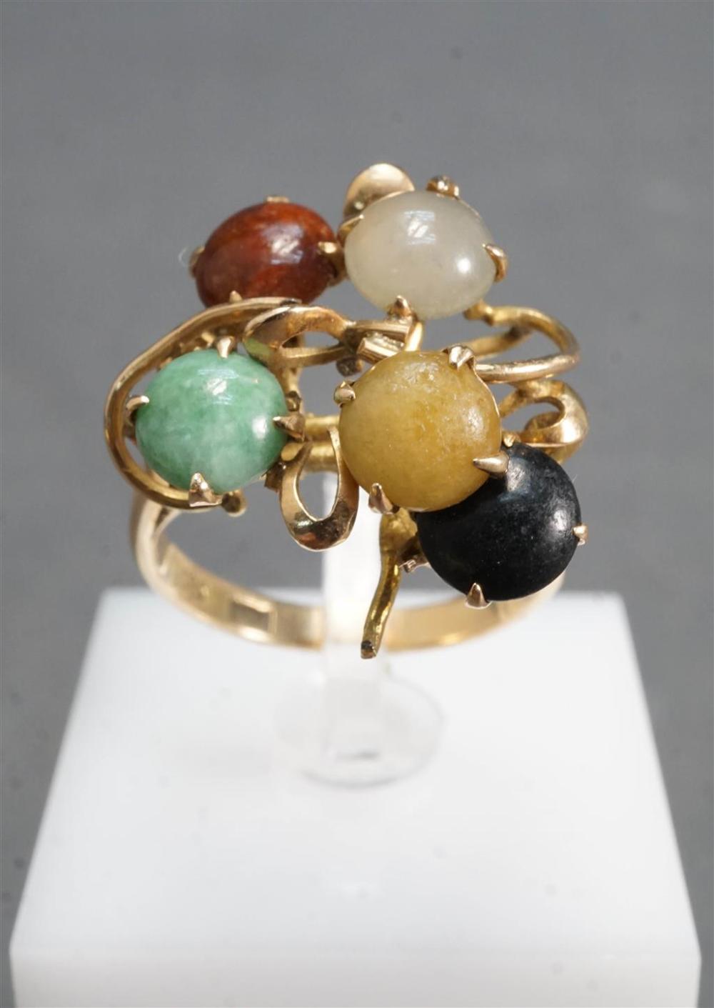 14 KARAT YELLOW GOLD AND HARDSTONE 327409