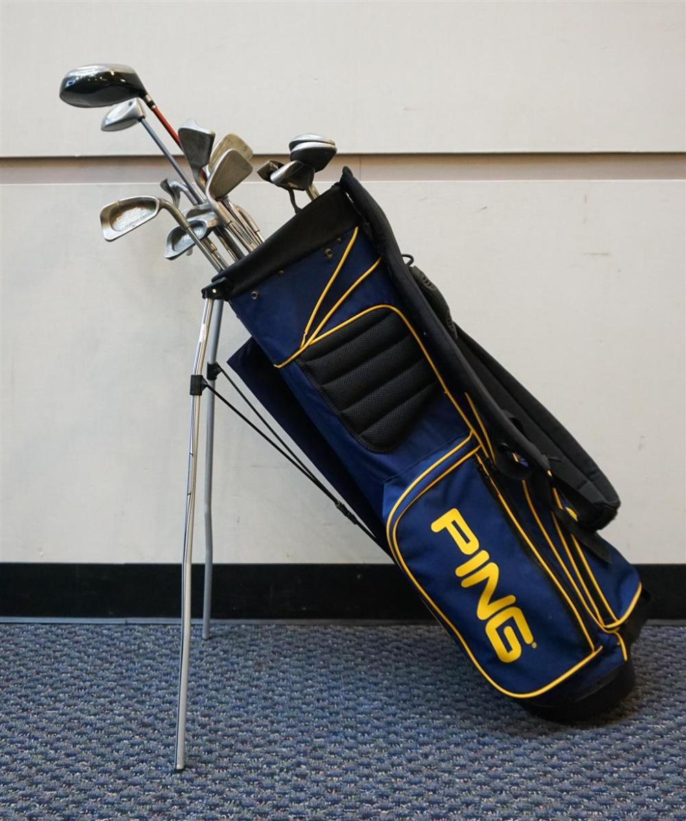 PING WEST VIRGINIA GOLF BAG WITH