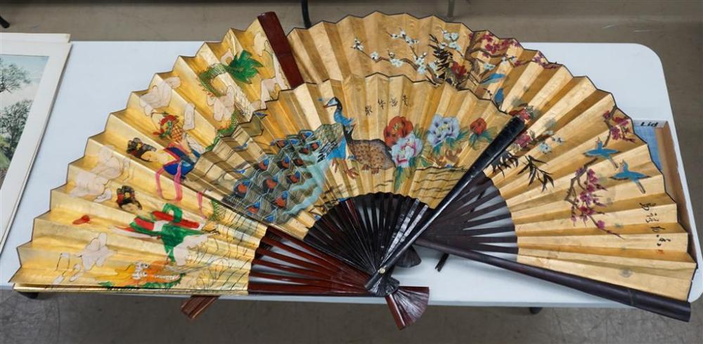 COLLECTION OF CHINESE LARGE FANSCollection