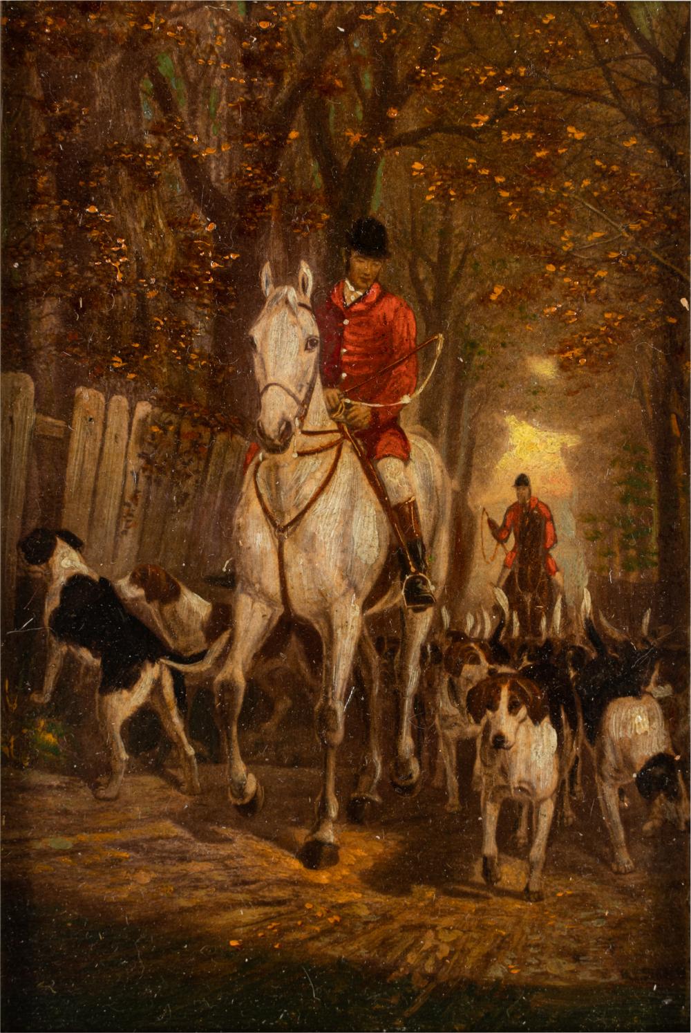 ARTIST UNKNOWN ENGLISH FOX HUNT 3275a5