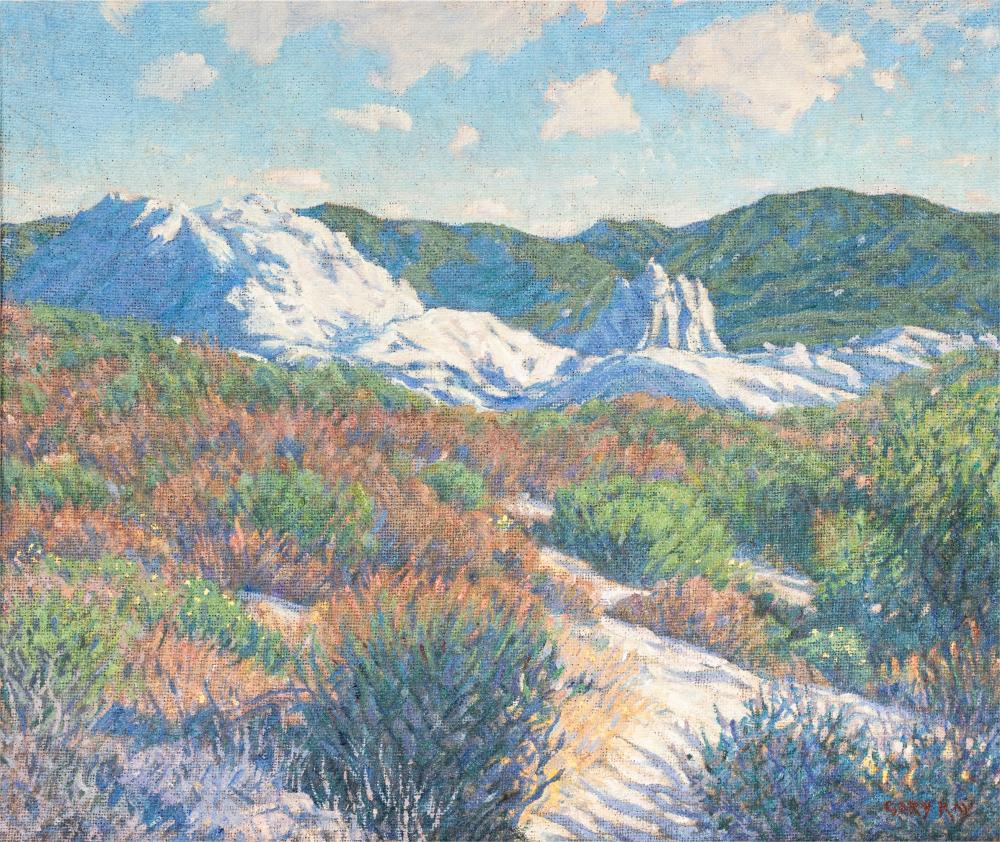 GARY RAY (B. 1952): NEAR THE "SESPE"oil