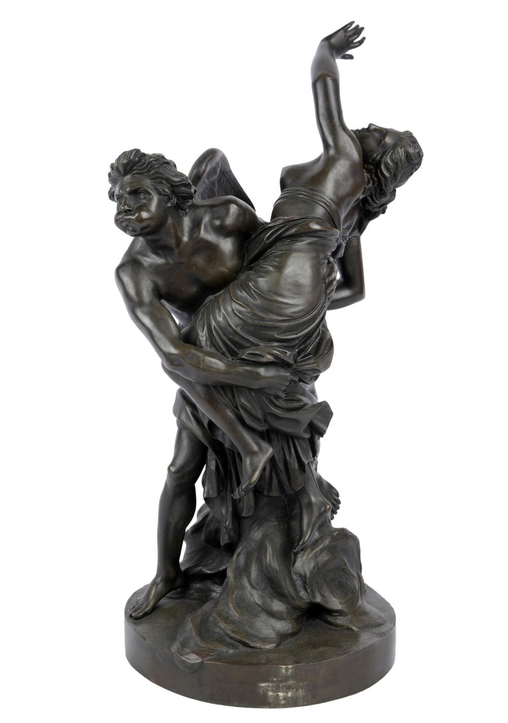 BRONZE ALLEGORICAL GROUPunsigned  3275d3