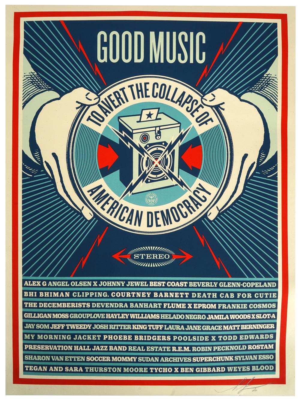 SHEPARD (SHEPPARD) FAIREY (B. 1970):