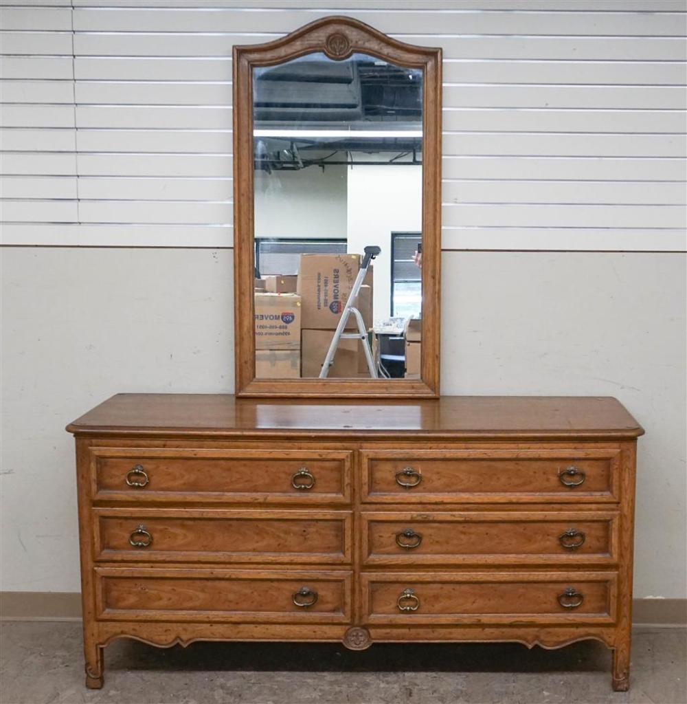 HERITAGE FRUITWOOD DOUBLE DRESSER WITH