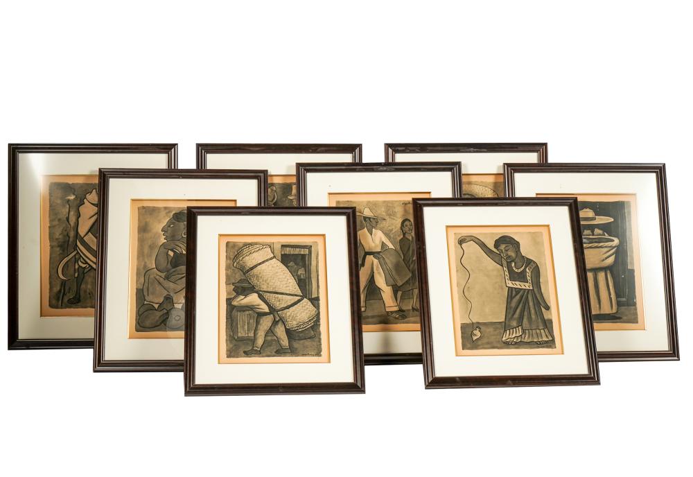 AFTER DIEGO RIVERA EIGHT FRAMED 327670