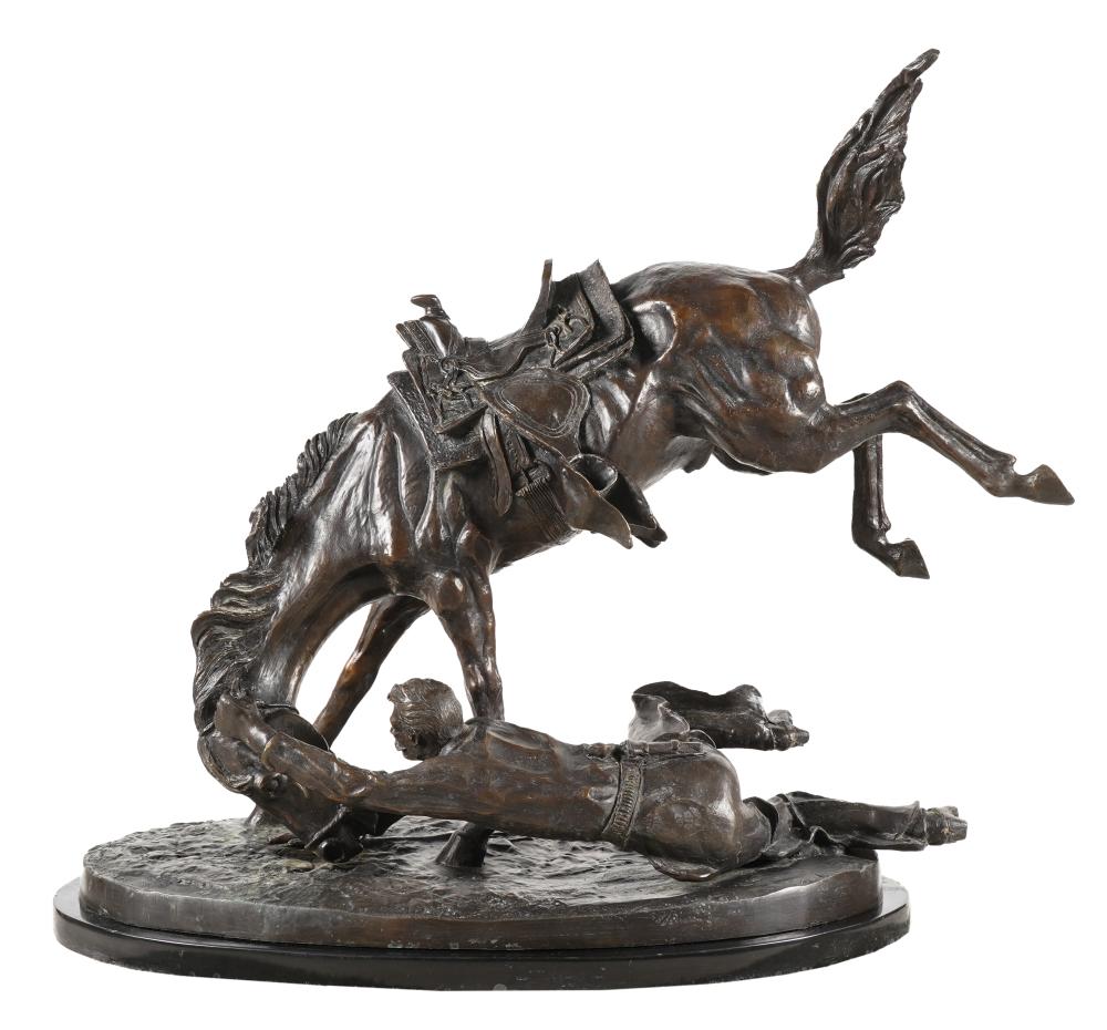 AFTER FREDERIC REMINGTON: WICKED PONYbronze