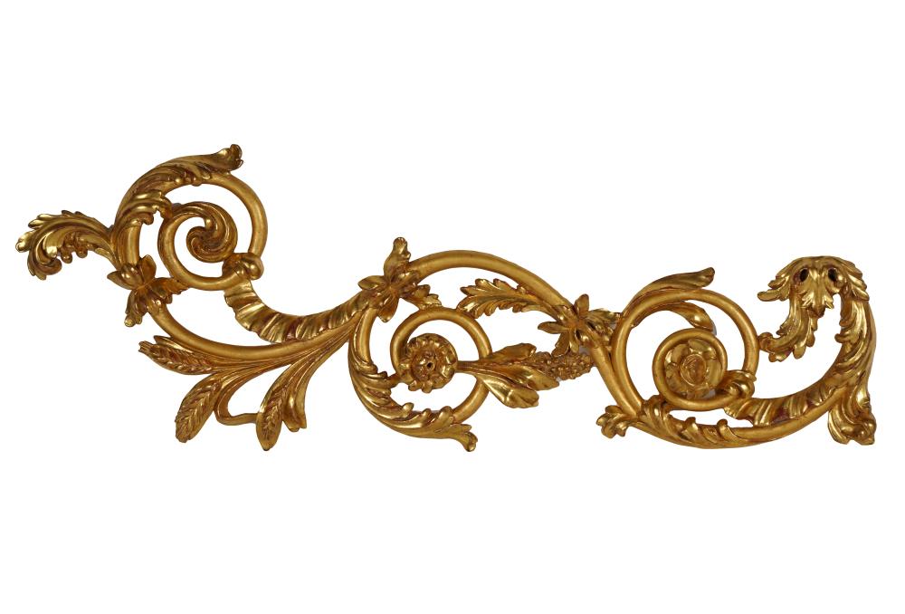 ITALIAN CARVED GILTWOOD APPLIQUEwith 327690