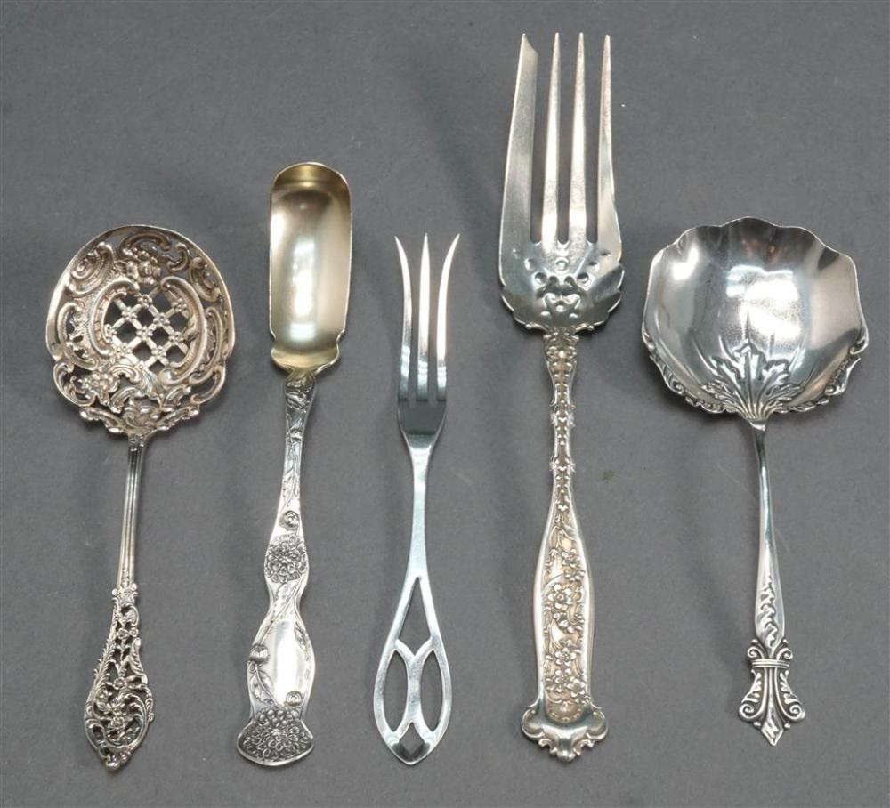 FIVE ASSORTED AMERICAN STERLING 327735