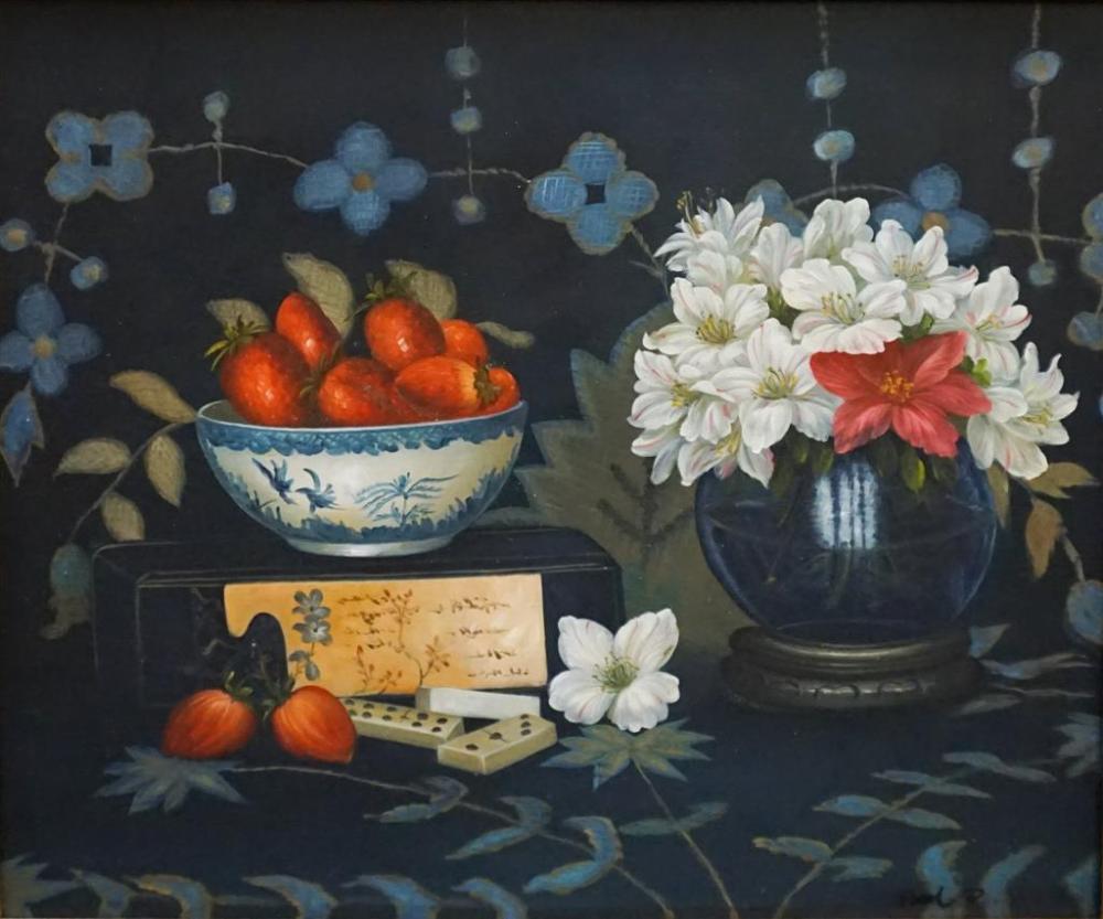 PAUL P., STILL LIFE OF A VASE OF